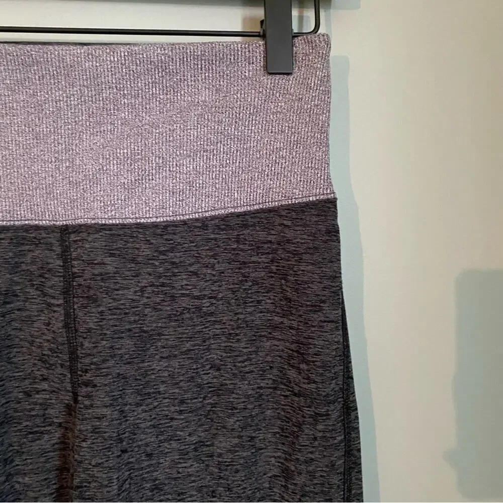 alo Ribbed Waist Long Workout Leggings